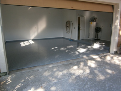 Garage Floor After Painting